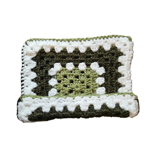 Crocheted Cat Beanie - Granny Square