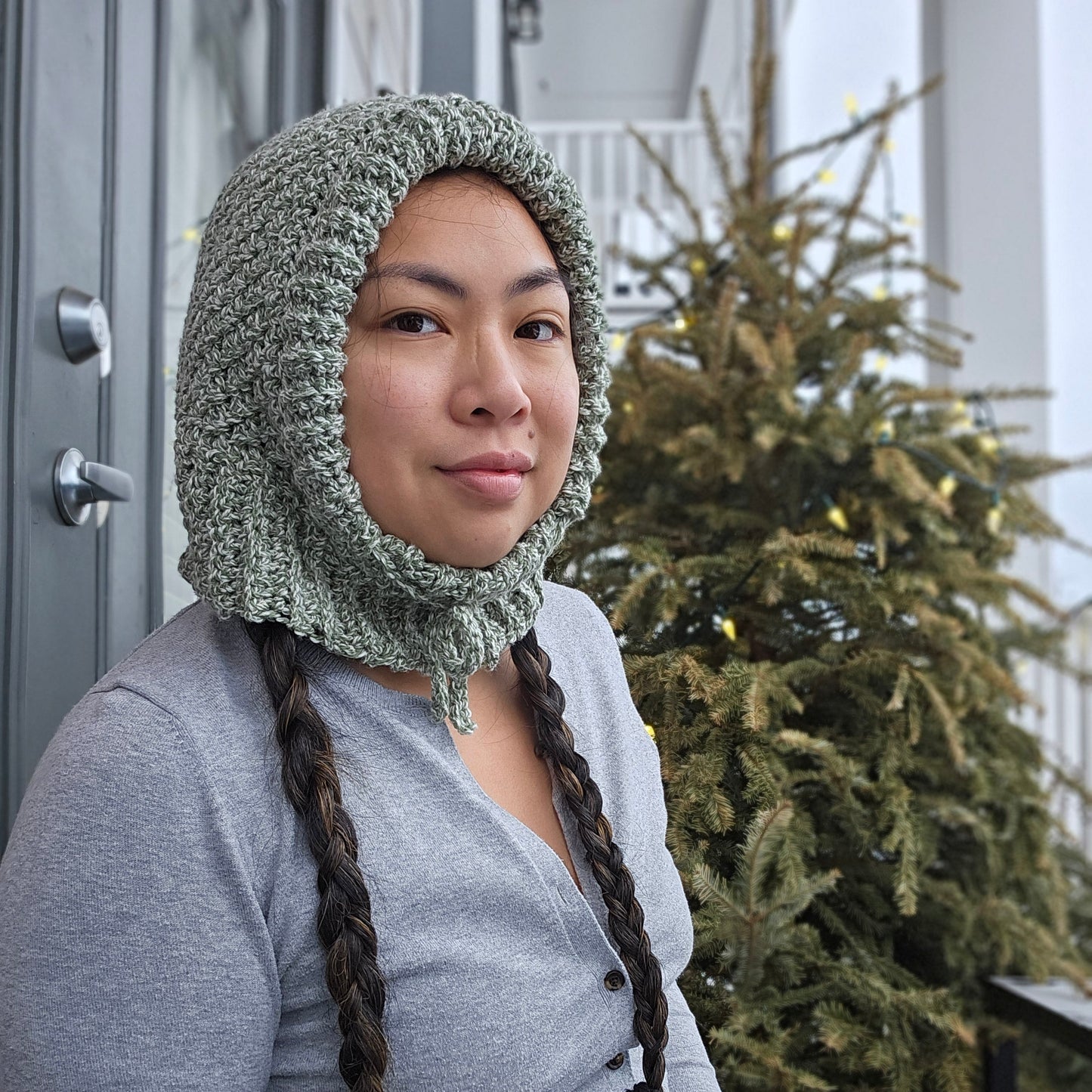 Crocheted Balaclava - Snug & Heathered