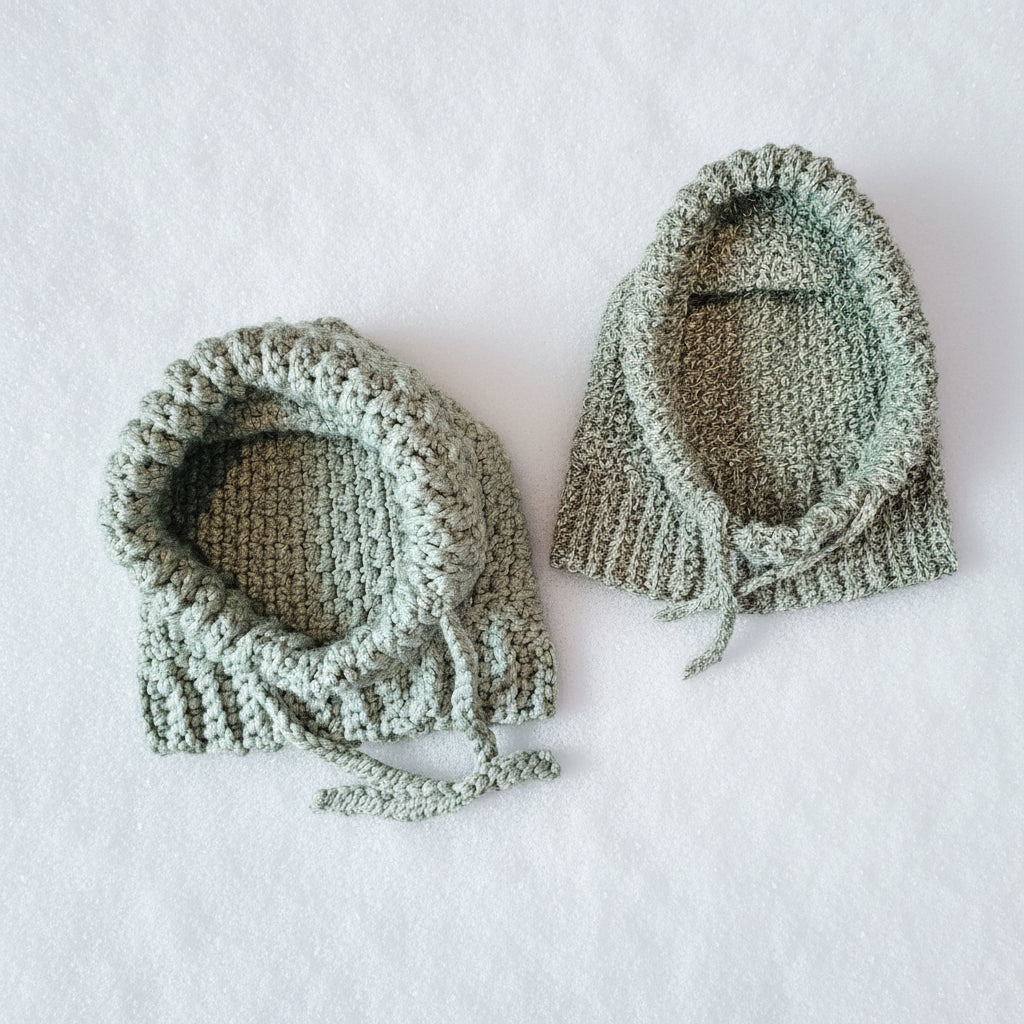 Crocheted Balaclava - Snug & Heathered