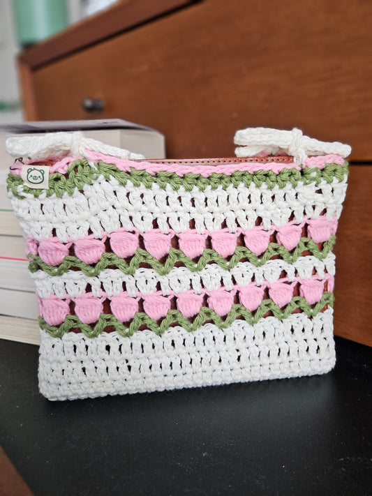 Crocheted Flora Book Sleeve