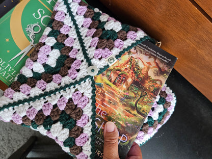 Crocheted Granny Book Sleeve