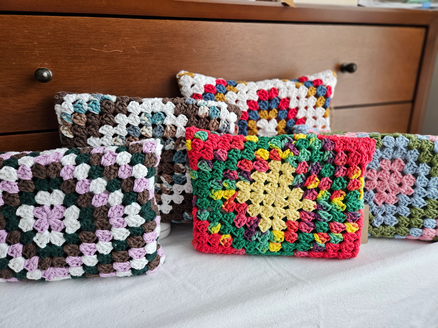 Crocheted Granny Book Sleeve