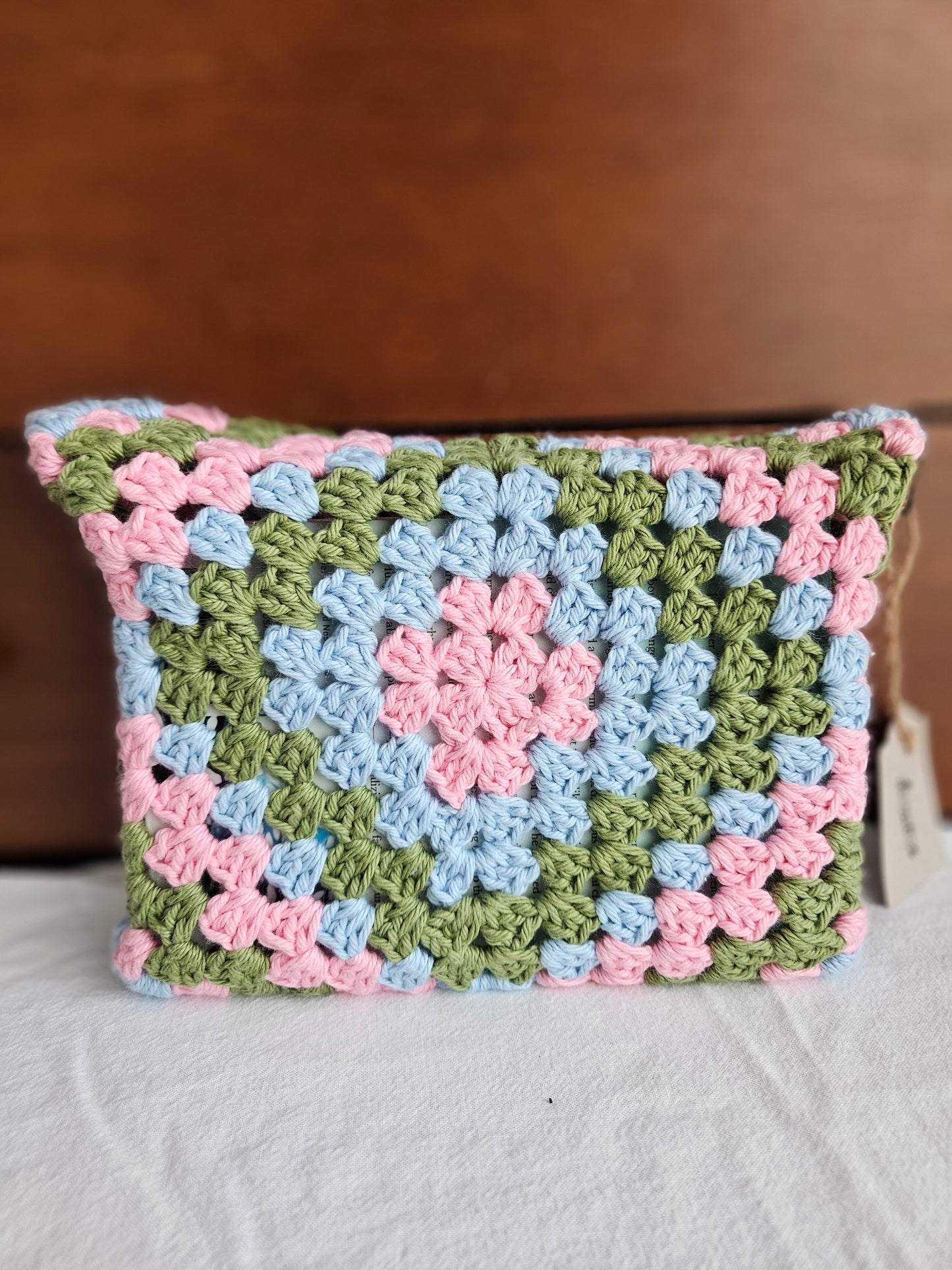 Crocheted Granny Book Sleeve